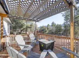 Mtn Views and Playground Family-Friendly Pine Cabin