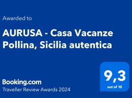 AURUSA - Casa Vacanze Pollina, Sicilia autentica, holiday home in Pollina