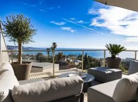 SPLENDIDE APPARTEMENT NICE BLUE PEARL TOUT CONFORT VUE MER PANORAMIQUE