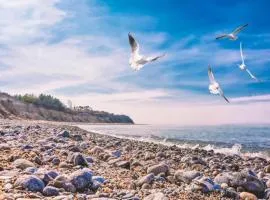 Bungalow SONNE UND MEER direkt am Strand、ドランスケのバンガロー