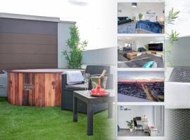 Das Penthouse - Jacuzzi - BBQ - Dachterrasse, apartment in Karlsruhe