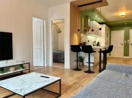 Le Chardon- appartement 2chambres- avec stationnement