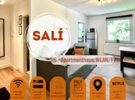 Sali - R6 - Apartmenthaus, WLAN, TV, íbúð í Remscheid