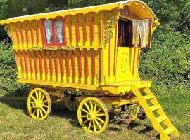 Romany Ri Campsite and Historic Wagon Site, campismo de luxo em Exeter