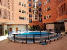 Spanish style apartment near the beach
