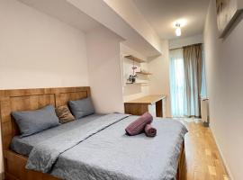 2 rooms apartment Airy & Bright Chic, hotel with parking in Iaşi