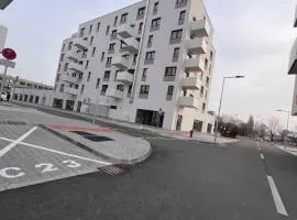 1 room Apartment with terrace, new building 55