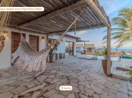 Casa Desert Point com piscina vista mar por Tactu, feriebolig i Taíba