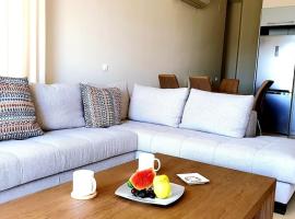 Luxurious Flat with Sea View & Private Beach, hotel in Lygaria