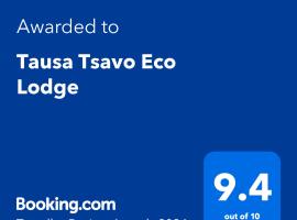 Tausa Tsavo Eco Lodge、Voiのホテル