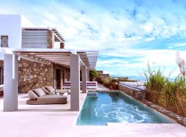 Beautiful Mykonos Villa - Villa Amber - 3 Bedrooms - Centre of Mykonos Island and Close to the Airport - Kounoupas, hotel en Plintri