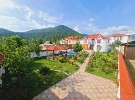 gebele villa with green garden