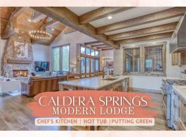 Caldera Springs Retreat: Golf, Relaxation & More, golf hotel in Bend
