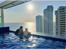 Apartamento 15 Vista al mar, Playa Rodadero, Santa Marta