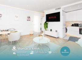 Hypercentre, 4 mn Monaco - Luxury flat, луксозен хотел в Бюсолей