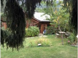 Magnificent spacious 4 bedroom mountain chalet with spa, vacation home in Antey-Saint-André