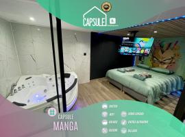 Capsule Manga - Jacuzzi - Billard - Nintendo Switch - Netflix, spa hotel in Valenciennes