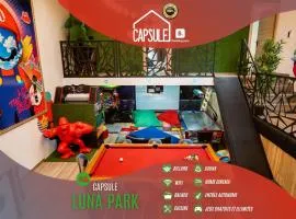 Capsule Luna Park - Jacuzzi - Sauna - Jeux & Arcades - Billard - Netflix & Home cinéma -