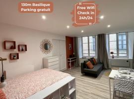L'Orangeraie – apartament w mieście Brioude