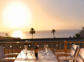 Ocean View, Große Sonnenterrasse, Meerblick, Tamara Komplex, Teneriffa Süd, Los Gigantes, 500m Strand, Pool, 300m zum Ort, ruhig, hôtel près de la plage à Acantilado de los Gigantes