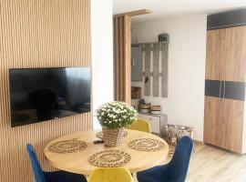 Studio magnifique avec terrasse spacieuse Loèche-les-Bains Vacances, hotel en Leukerbad