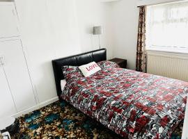 Double bedroom, hotel in Burnley