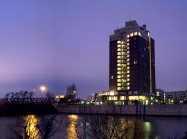 HI Hotel International Hamburg: Hamburg, Norderelbe Bridge yakınında bir otel