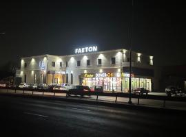 Faeton, hotell sihtkohas Almatõ lennujaama Almatõ rahvusvaheline lennujaam - ALA lähedal
