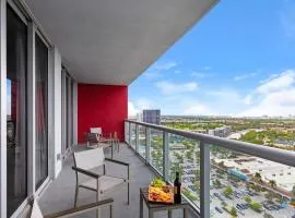 Infinite View and Balcony with Pool, Gym, Near Beach