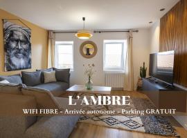 L'Ambre - 1 à 4P - Wifi Fibre - Parking Gratuit, hotel i Pont-dʼAin