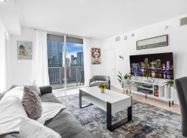 Spacious 2 Bed Unit in Brickell with Free Parking, апартаменти у Майамі
