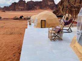 desert rose & bubble tent, B&B in Wadi Rum