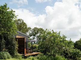 The Nest, Tiny House With a View. Byron Hinterland, tiny house in Clunes