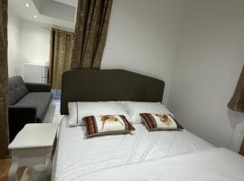 4TH Studio Flat a Family Luxury London Home A Fully Equipped and furnished Studio With a King Size Bed And a Futon-Sofa Bed A Baby Cot A Kitchenette With a Private Toilet and Bath a Garden For up to 4 Guests and Free Parking, hotel de lux din Lewisham