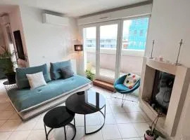 Standing, balcon avec vue, clim, tt équipé confort