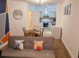 Contemporary 2BR Apartment, Free parking and Wifi, Perfect for Contractors and NHS Workers, cheap hotel in Wolverhampton