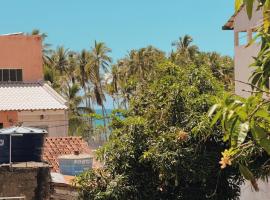 Quarto vista mar, hotel em Prado