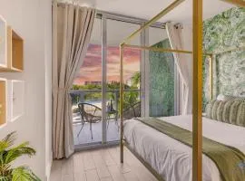 Tropical Apartment - Balcony - Resort, Pool - Gym