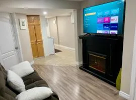 2 bedroom basement with private side entrance
