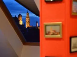 Apartment in Augsburg with Whirlpool Bathtub