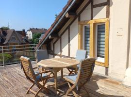 Appartement-terrasse parking privé Meublé de Tourisme 4 étoiles, hotel cerca de Estación de Belfort, Belfort