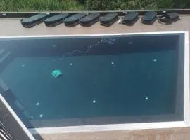 Premium apartment with private Parking, Pool with Adriatic view