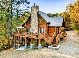 New Creekside Cabin w Spa + Views Sleeps 12