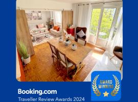 Good vibes only apparts "So sweet"- 4 bedrooms - 8 pax - free Parking, apartment in Épinay-sur-Seine