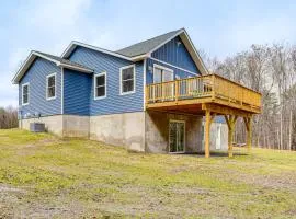 Game Room and Deck Secluded Catskills Retreat