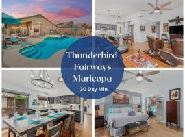Thunderbird Desert Fairways Maricopa home、Maricopaのホテル
