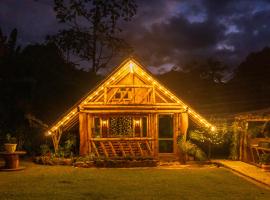 Cabaña Manantial del Turpial, villa i Jardín