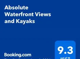 Absolute Waterfront Views and Kayaks