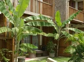 Bamboo wooden bungalow Villa