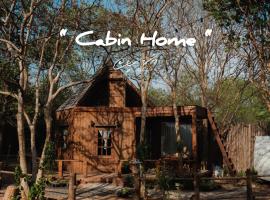 Cabin Home อยู่ป่า wild and free、ラン島のグランピング施設